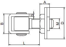 Charnière de porte réglable robuste pour portail - Product Image 4
