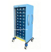 Chariot de rangement modulaire pour médicaments, système de stockage hospitalier, armoire à pharmacie sur roulettes, chariot médical