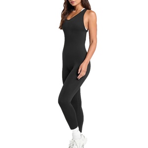 Mono Deportivo para Mujer, para Yoga, al Aire Libre, Venta al por Mayor, Color Liso, Talla Grande, Alta Absorción de Sudor, Conjuntos de Yoga para Mujer - Product Image 2