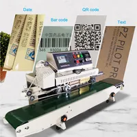Nieuwe Tech Automatische Afdichting Machines Plastic Zakken Band Sealer Met Inkjet Printing