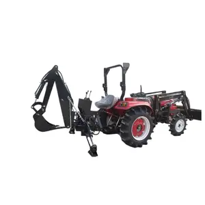 Großhandel Frontend Bagger lader Radlader 4WD Kompakt traktor Zum Verkauf