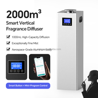 Diffuseur d'arômes commercial pour hôtel, à poser au sol, avec pulvérisation automatique, commande tactile intelligente, capacité de 1000 ml, pour usage professionnel
