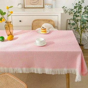 Papier peint <span class=keywords><strong>de</strong></span> campagne élégant <span class=keywords><strong>de</strong></span> Style <span class=keywords><strong>français</strong></span> sur la nappe naturelle pure <span class=keywords><strong>de</strong></span> Style campagne française respirante en lin <span class=keywords><strong>de</strong></span> <span class=keywords><strong>Table</strong></span> à manger - Product Image 3