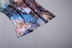 New Arrival High Quality Fashion Coloured Drawing Printing Cotton Women Teen T Shirt - Product Image 2