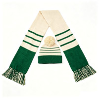 Bestseller Maßgefertigter Jacquard-Gestrickter Umweltfreundlicher Langer Herrenschal |   Fußballfan-Trophäen für Sieger |   Premium Strickwaren
