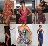 Liquidación 2025 Ropa de Mujer Vestidos Casuales Camisetas Tops Shorts Paquete Mixto Entrega Aleatoria Ropa en Stock Ropa Barata