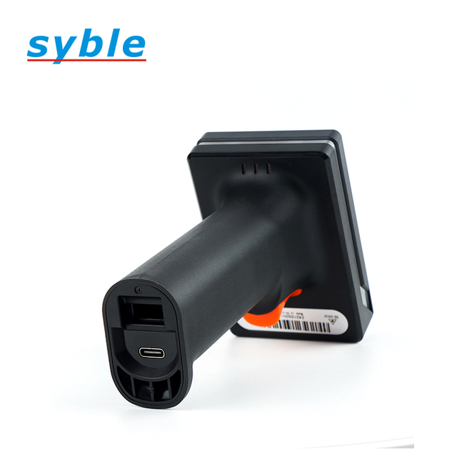Syble New Items D40DB 2D Wireless BT Handheld Barcode Scanner QR Code Reader Usb Receiver Plug and Play, Fast Use
