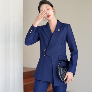 Tailleur da ufficio da <span class=keywords><strong>donna</strong></span> abito da <span class=keywords><strong>donna</strong></span> formale giacca <span class=keywords><strong>pantaloni</strong></span> due pezzi - Product Image 4
