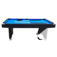 Table de billard de 7 pieds à prix avantageux, vente chaude, avec système de retour de billes, pour usage domestique