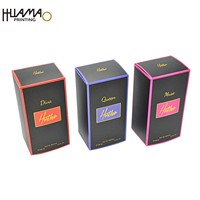 Emballages écologiques recyclables en carton noir et or pour cosmétiques, cadeaux en gros pour flacons de parfum, soins de la peau, taille personnalisée