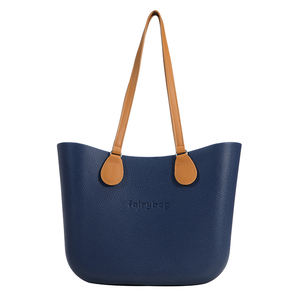 Sacs de plage et de shopping Obag grande capacité en EVA pour femmes, mode italienne, poignée en corde classique, résistant à l'eau, avec couverture à lettres - Product Image 6