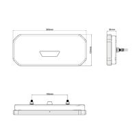 Feu arrière LED 12-24V pour remorque, clignotant dynamique, indicateur de frein, marche arrière, feu antibrouillard arrière, éclairage de plaque d'immatriculation pour camion, poids lourd, caravane