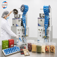 Machine automatique d'emballage de remplissage de poudre de grains de joint arrière d'épices Machines d'emballage multifonctionnelles de sachet de thé de café