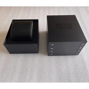 Factory Direct Luxury Black <b>Roll</b> Watch <b>Box</b>, Travel Portable Watch Case with Custom Logo, High Quality Brand Watch <b>Box</b> for Man - Product Image 1