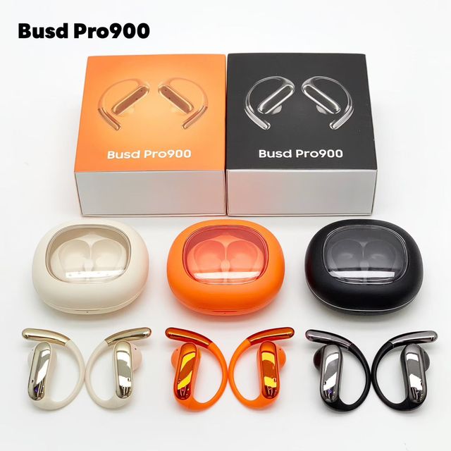 Buds Pro900 OWS Air Conduction Earbuds Open Ear Waterproof Wireless Gaming Ear-hooks Sports TWS Earphones Headphones