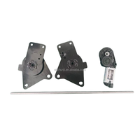 Kit de mise à niveau universel pour siège électrique 12V, réglage électrique 6 directions, kit de conversion DIY avec rail et moteur pour camping-car, fourgonnette, camion