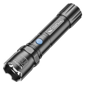 ไฟฉาย Smiling Shark 18650 แบบชาร์จไฟได้ LED ระยะ 100-200 ม. พกพาสะดวก ใช้ได้ทั้งภายนอกและภายในบ้าน - Product Image 1
