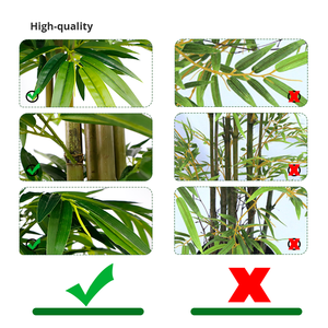 150 <b>Artificial</b> Silk Cloth Leaves Simulated Plant Furniture Garden Decorations With Real Poles for Sale - Product Image 3