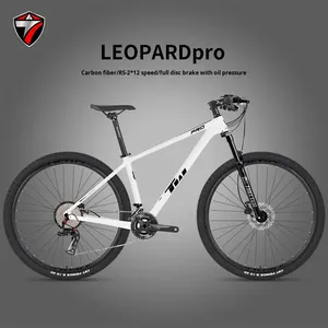 Vélo de montagne en carbone à 12 vitesses avec changement de vitesse électronique, fourche à suspension pneumatique de <span class=keywords><strong>29</strong></span> <span class=keywords><strong>pouces</strong></span>, frein TEKTRO, <span class=keywords><strong>VTT</strong></span> tout-terrain unisexe - Product Image 3