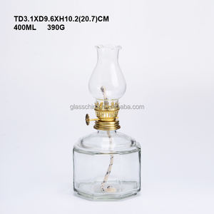 סיטונאי המכס עגול ריק צנצנת זכוכית בקבוק שמן מנורה עם wicks עבור תפאורה הבית עיצוב שולחן - Product Image 4