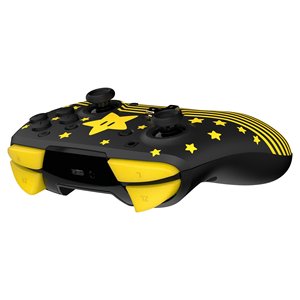 จอยสติ๊กเรืองแสงสีดำเหลือง REMATCH สำหรับ Super Mario Star Gamepad ไร้สาย/BT แบบมีสาย สำหรับ IOS Android PC TBC 8101 75 - Product Image 4