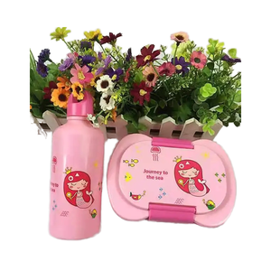 Kawaii Bento Lunch Box Botella de agua para niños Niñas Niños Escuela Kindergarten Mini Snack Sandwich Contenedor de comida - Product Image 1