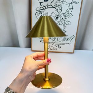 New cross-border umbrella-shaped decorative rechargeable <b>touch</b> ambient <b>light</b> for bedroom bedside minimalist designer - Product Image 4