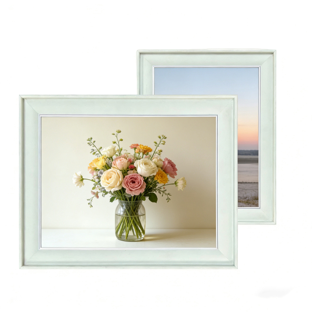 Premium Light Green Plastic Photo Frame | Eco-friendly Tarnish-Resistant Waterproof & Sturdy | for Home & Room Decor