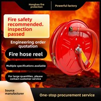 Enrouleur de tuyau d'incendie 20m/25m/30m, auto-secourable, pivotant, pour hydrant, modèle JPS0.819-25, fabriqué en Chine
