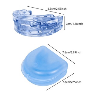 Anti Snoring Mouthpiece Adjustable Mouth Guard Effective Snore Solution Anti <strong>Teeth</strong> Grinding Tray Night <strong>Mouthguard</strong> for Bruxism - Product Image 2
