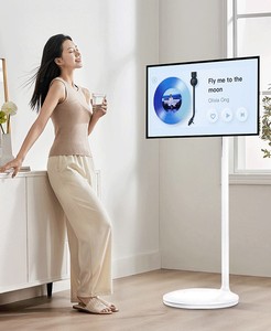 21.5 inch trắng thông minh không dây rollable <span class=keywords><strong>Android</strong></span> 1080p HD LED <span class=keywords><strong>TV</strong></span> màn hình di động di động với pin bao gồm HDTV định nghĩa - Product Image 3