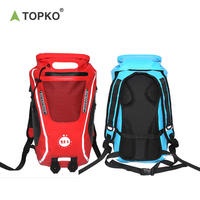 Sac à dos de secours professionnel portable 25L étanche avec séparation sec-humide pour la randonnée, le camping et les sports de plein air