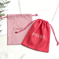 Pochette et sachet en coton personnalisés avec cordon de serrage, sac d'emballage cadeau réutilisable pour bougies d'aromathérapie et pot-pourri