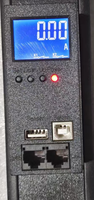 485 intelligent pdu 1.5U IEC C13 C19 prises verrouillables moniteur local PDU pour centre de données