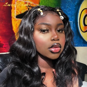 Bán buôn giá rẻ Tóc Giả 100 tóc con người các nhà cung cấp, Brazil tóc Remy Tóc Giả của con người, mật độ 180 ren đóng cửa tóc giả cho phụ nữ da đen - Product Image 3