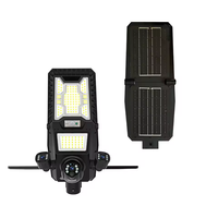 Kamera Lampu Jalan Tenaga Surya Luar Ruangan 6MP 4G LTE V380 Pro Lipat Dapat Disesuaikan Monitor Keamanan Nirkabel Sistem Pencahayaan CCTV Tenaga Surya