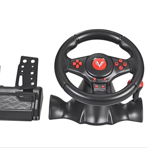Volant de course 5-en-1 avec pédales pour NS P-S5, P-S4, P-S3, PC, volant de course filaire pour jeux sur console - Product Image 1