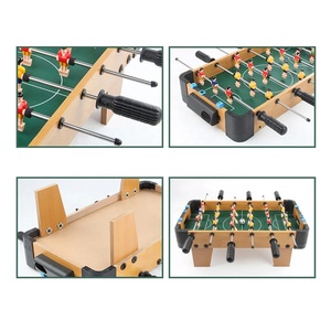 Pequeña mesa de juego de Futbolín de <span class=keywords><strong>madera</strong></span> para niños y adultos, juego deportivo familiar, mesas de fútbol MDF, juguete, Mini juego de mesa de fútbol con barra de puntuación - Product Image 4