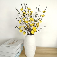 Vente Flash Transfrontalière : Mini Fleur Artificielle en Soie de 54 cm, Motif Fleur de Prunier, Style Chinois, Décoration d'Intérieur, Ornements et Arrangements