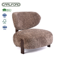 Fauteuil en bois moderne pour salon, fauteuil d'appoint en bois, vente en gros pour appartement, hôtel, restaurant, maison, salon
