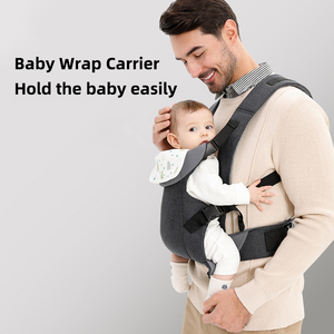 Portabebés con diseño de cabestrillo 360, bolsa con capucha para todas las posiciones, oso para niños pequeños, portabebés negro, <span class=keywords><strong>mochila</strong></span> portabebés trasera - Product Image 3