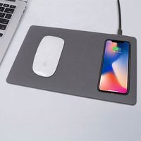 Tapis de souris à chargement sans fil rapide, chargeur sans fil, station de charge sans fil, tapis 10W pour iPhone 12