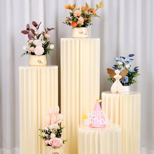 L--111 <span class=keywords><strong>Colonne</strong></span> <span class=keywords><strong>de</strong></span> papier pliable pour table <span class=keywords><strong>de</strong></span> desserts, style <span class=keywords><strong>colonne</strong></span> romaine, accessoires <span class=keywords><strong>de</strong></span> décoration <span class=keywords><strong>de</strong></span> mariage, ornements, <span class=keywords><strong>colonne</strong></span> ronde en nid d'abeille, vente en gros - Product Image 5