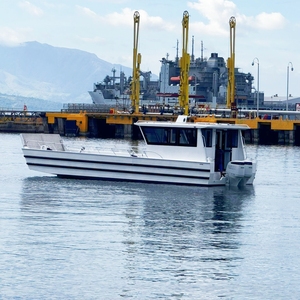 36 fit 11 metre 6 Ton Kapasiteli Alüminyum İş Teknesi Büyük Yük Teknesi Mavnası Çıkarma Gemisi - Product Image 2