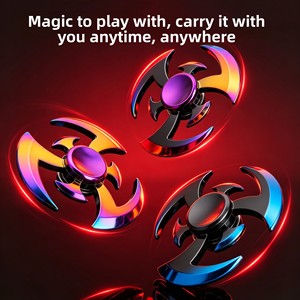 Spinner à doigts en alliage EDC, jouet anti-stress à rotation manuelle, jouet de compression pour adultes et enfants, gyroscopique, cadeau d'<span class=keywords><strong>anniversaire</strong></span> - Product Image 3