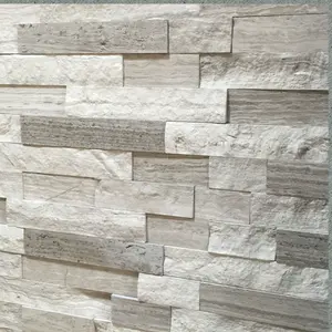 自然墙白色木质大理石文化石外装饰瓷砖面板