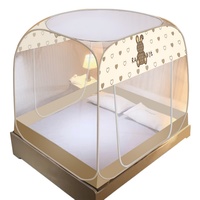 Moustiquaire de yourte mongole sans installation, pliable, anti-poussière, sans fond, avec fermeture éclair, pour dortoir domestique, modèle d'usine, pour l'exportation