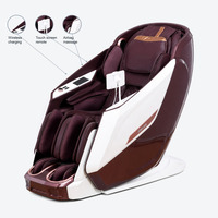 Fauteuil de massage corporel complet avec support ergonomique et style nordique élégant, certifié CE/RoHS