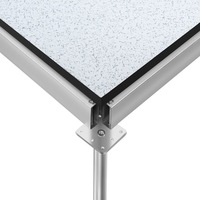 Revêtement de sol suspendu en céramique PVC, carreaux de sol antistatique, en acier inoxydable, meilleure vente utilisation pour Center d'accès, salle d'ordinateur, HPL