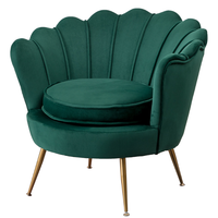 Fauteuil convertible en métal et acier au carbone, Design moderne, en velours, mobilier de salon, fauteuil simple pour les loisirs, nouveau Design 2022